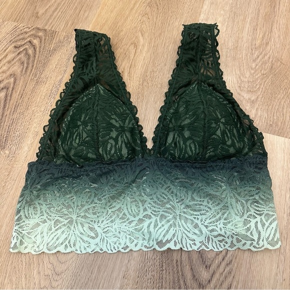 Aerie Ombre Firework Lace Padded Plunge Bralette size M - Picture 2 of 6